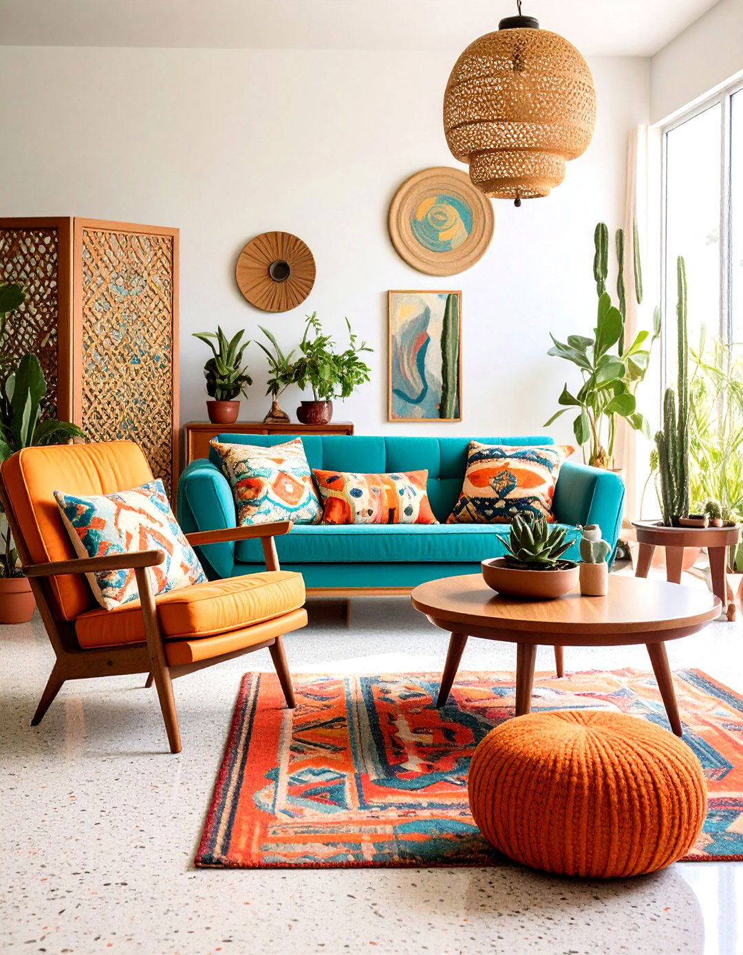 Vintage Mid Century Southwest Living Room - 20 Southwest Living Room Ideas