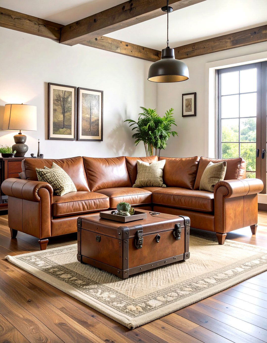 Vintage Military Inspired Mens Living Room - 20 Men's Living Room Ideas