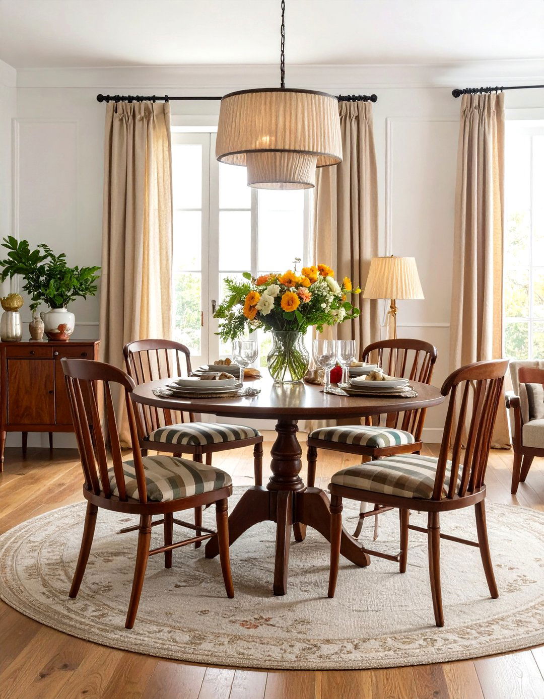 Vintage Mixing Dining Room - 20 Eclectic Dining Room Ideas