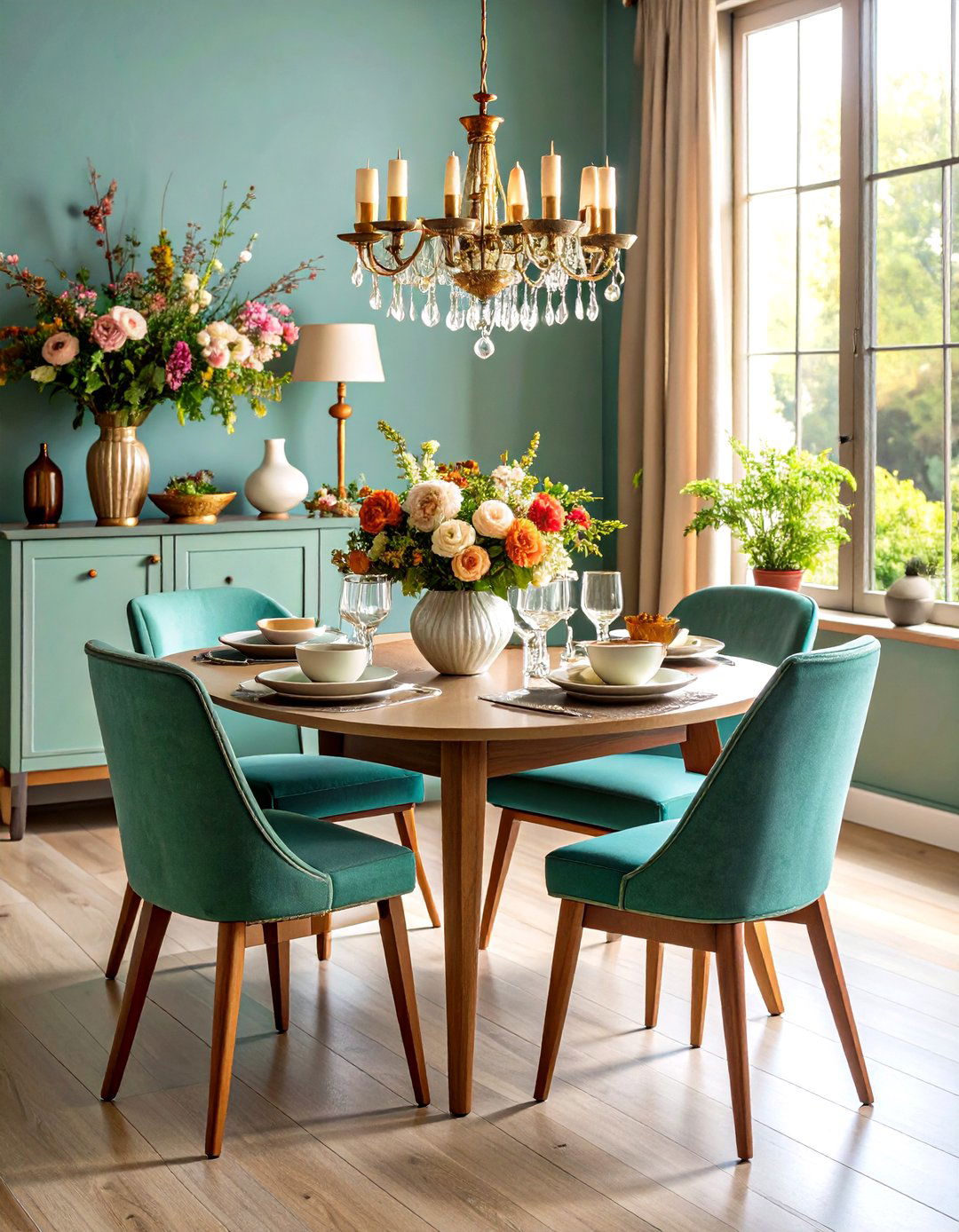 Vintage Modern Dining Room Fusion - 20 Modern Dining Room Ideas