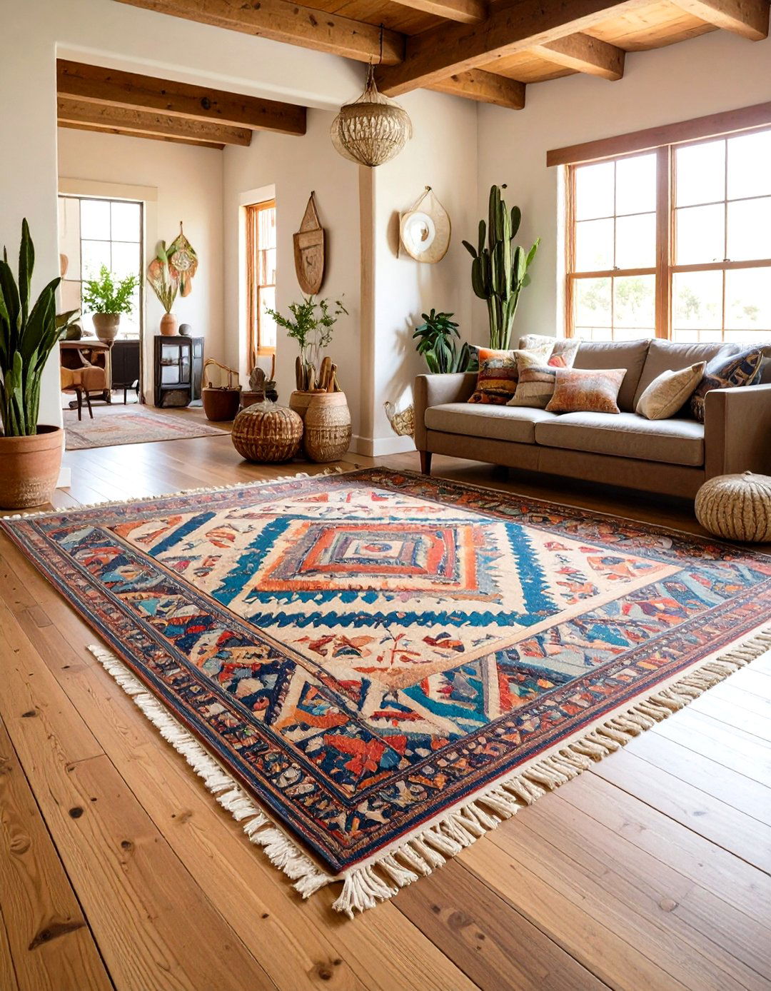 Vintage Navajo Rugs - 20 Southwestern Decor Ideas