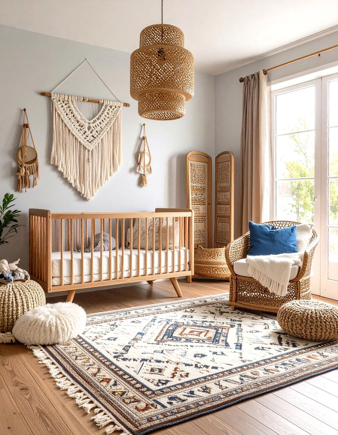 Vintage Nursery With Global Influence - 20 Vintage Nursery Ideas