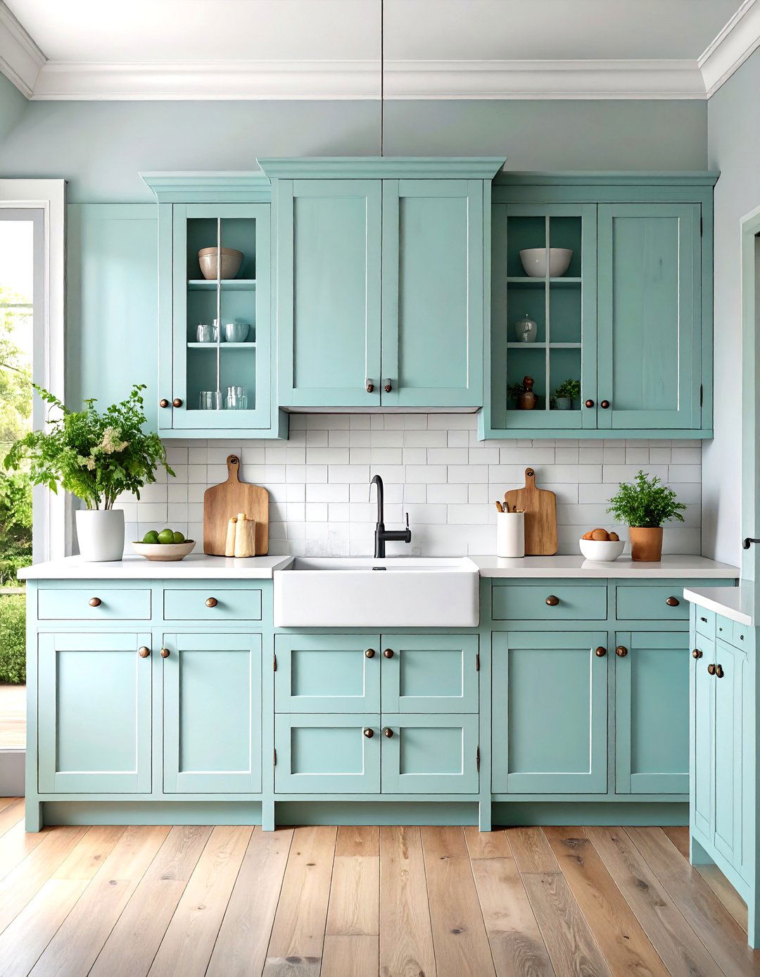 Vintage Open Shelving - 20 Shabby Chic Kitchen Ideas