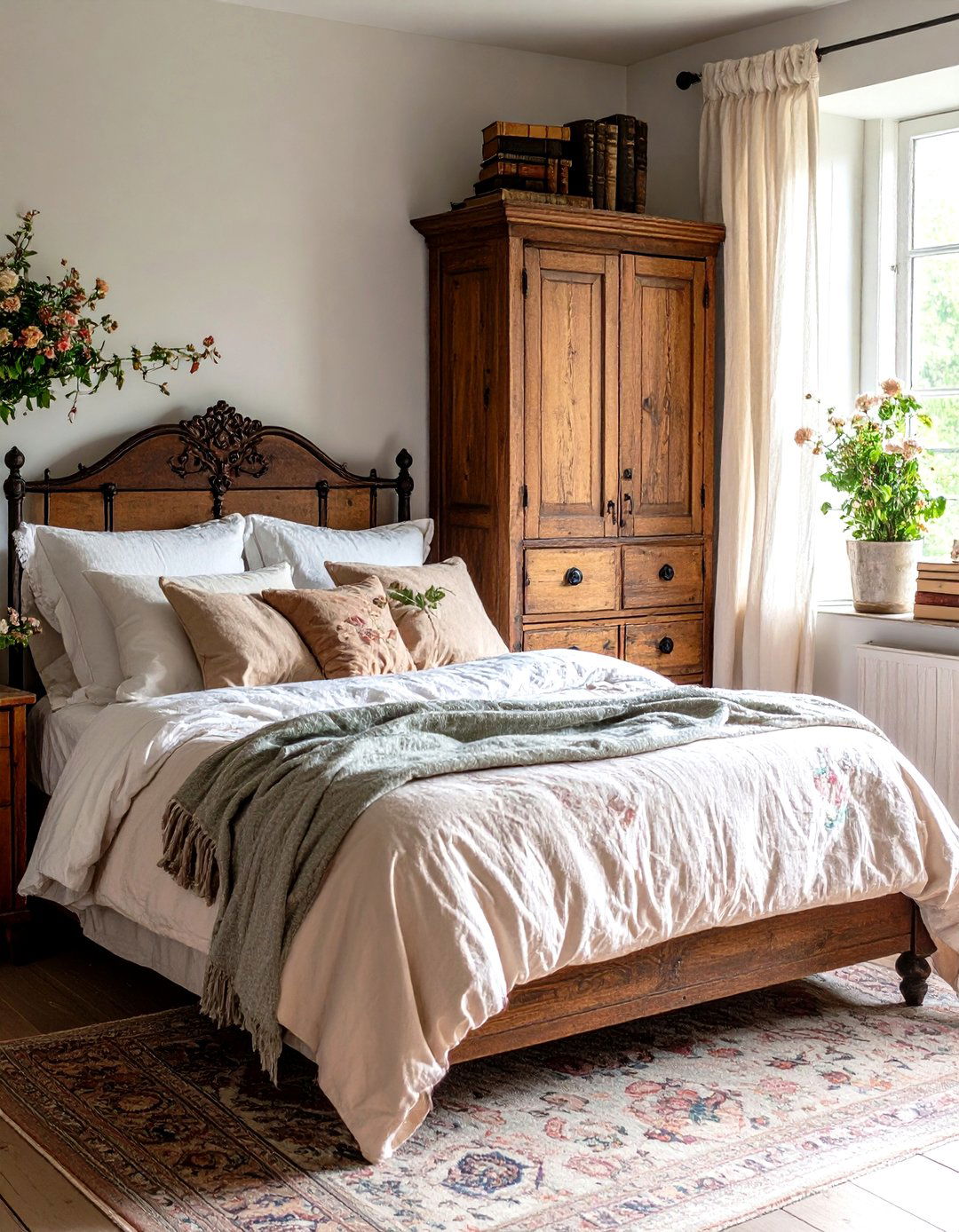 Vintage Parisian Antique Themed Bedroom - 20 Parisian Themed Bedroom Ideas