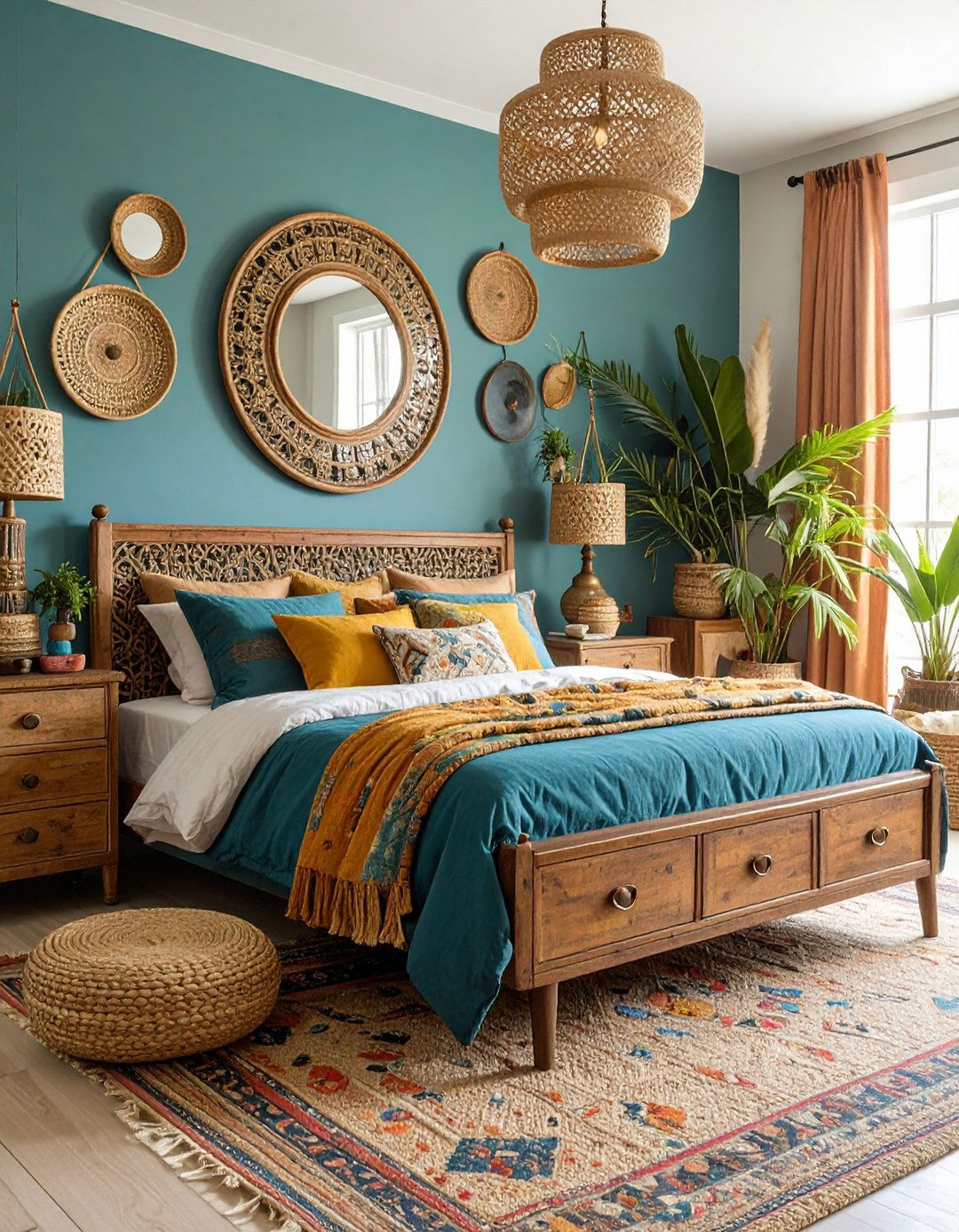 Vintage Pieces Give a Boho Bedroom Storytelling Charm - 20 Girls Boho Bedroom Ideas