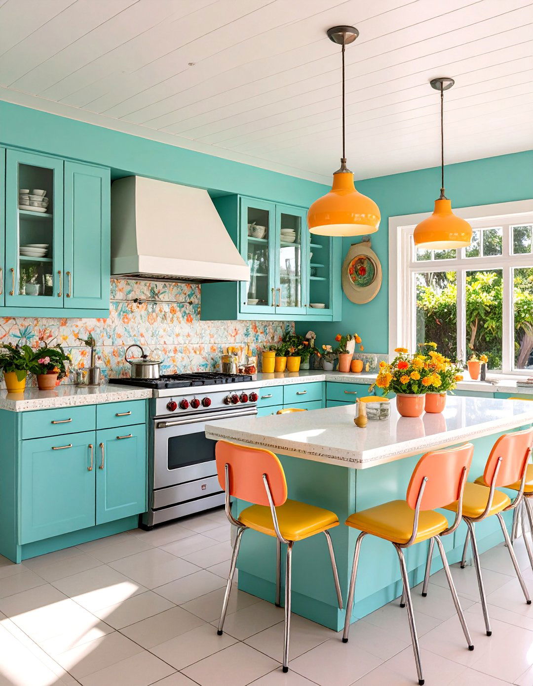 Vintage Retro Lanai Kitchen - 20 Lanai Kitchen Ideas