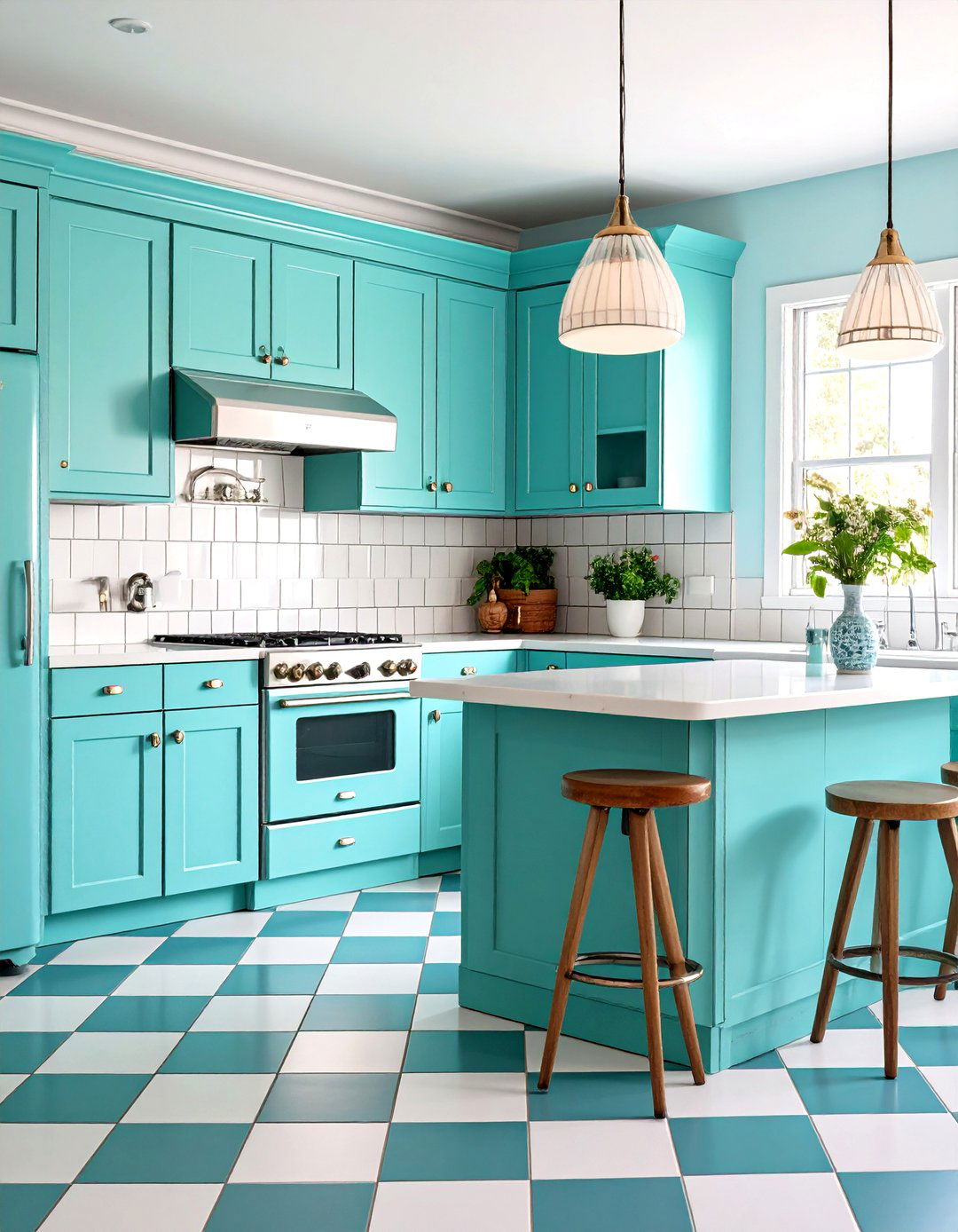 Vintage Retro Mobile Home Kitchen Theme - 20 Mobile Home Kitchen Ideas
