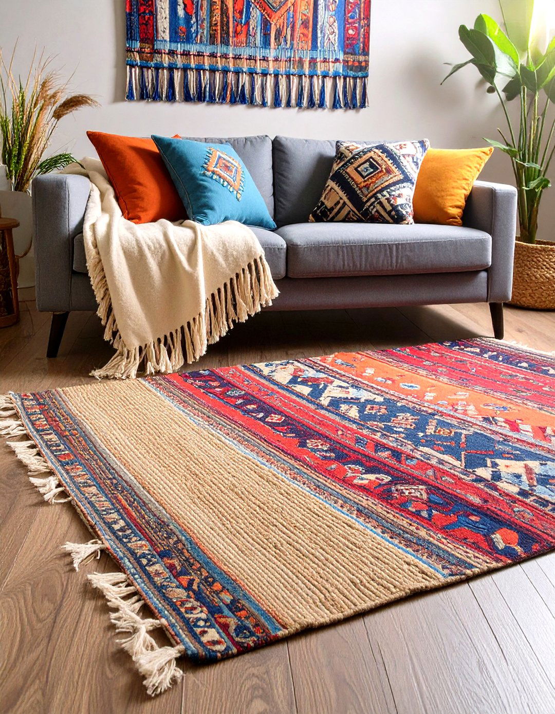 Vintage Rugs and Layered Textiles for Warmth - 20 Bohemian Interior Design Ideas