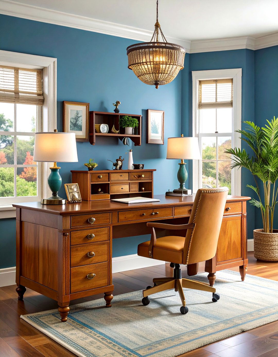 Vintage Secretary Desk Home Office - 20 Home Office Ideas for Her