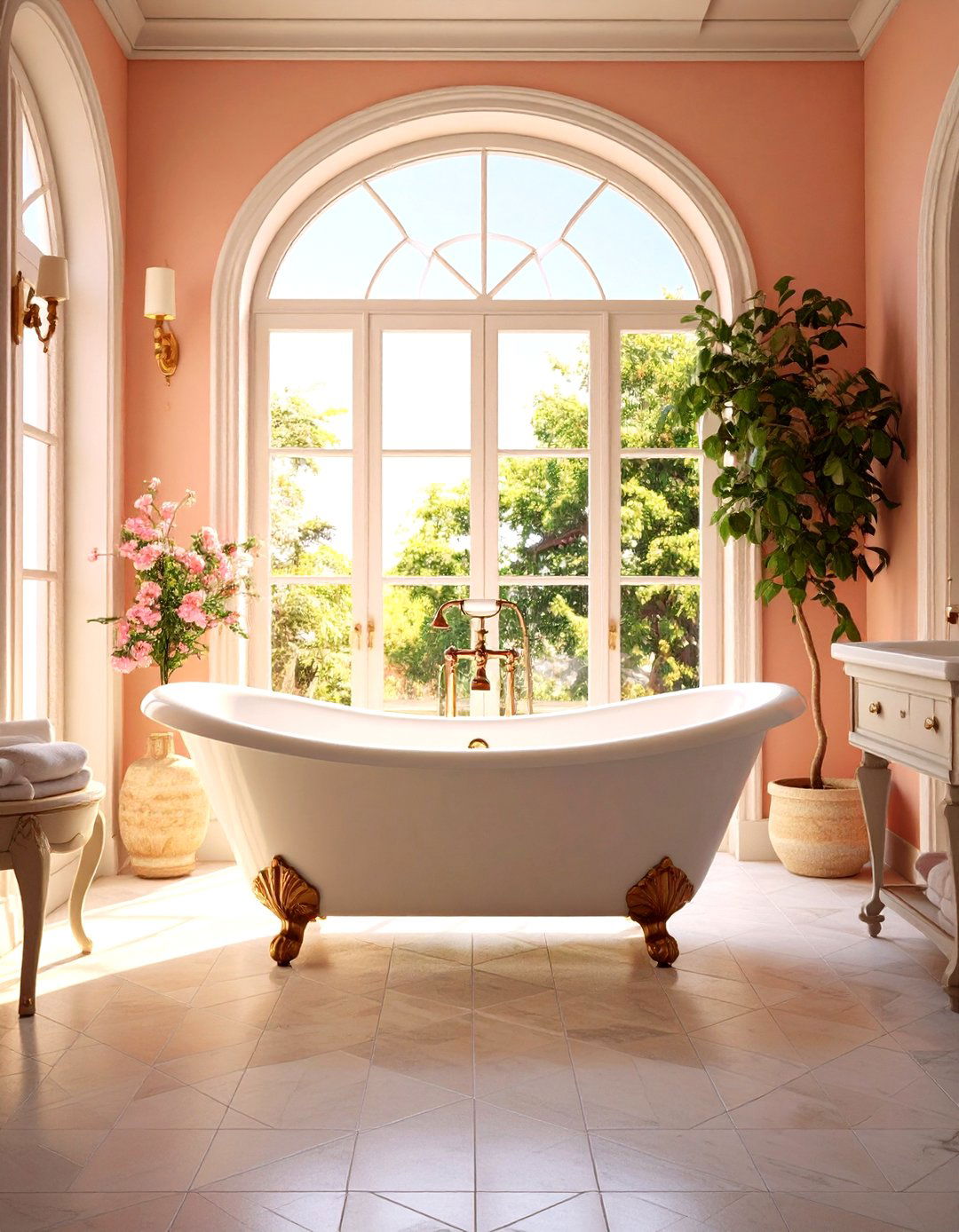 Vintage Style Freestanding Bathtubs - 20 Spanish Style Bathroom Ideas