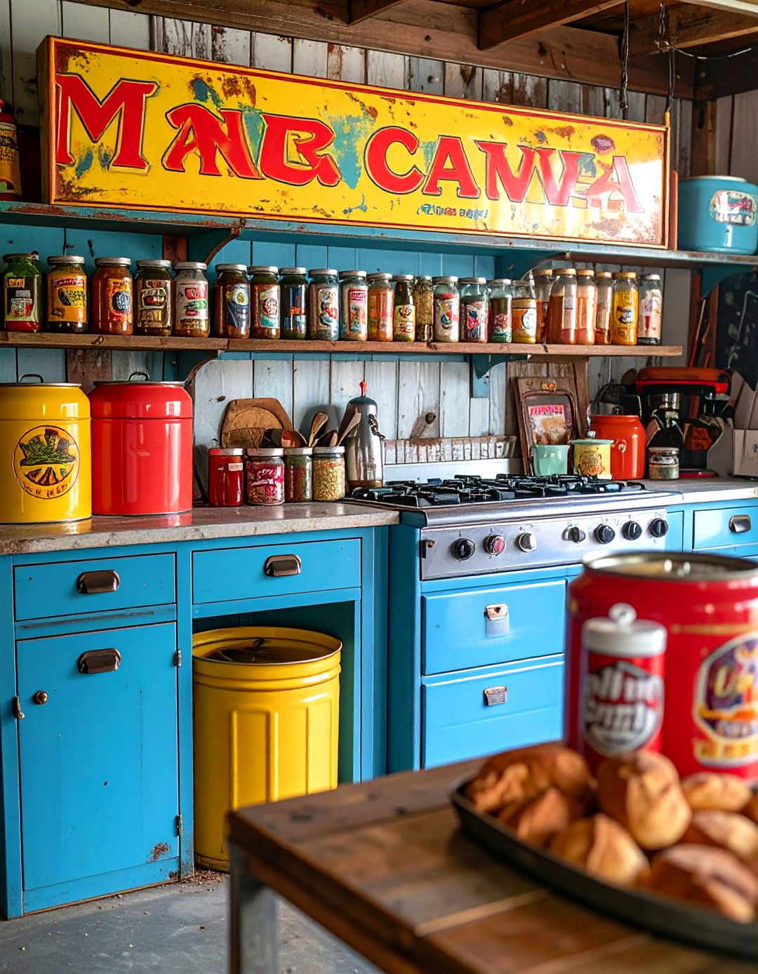Vintage Tin Advertising Man Cave Sign - 20 Man Cave Sign Ideas