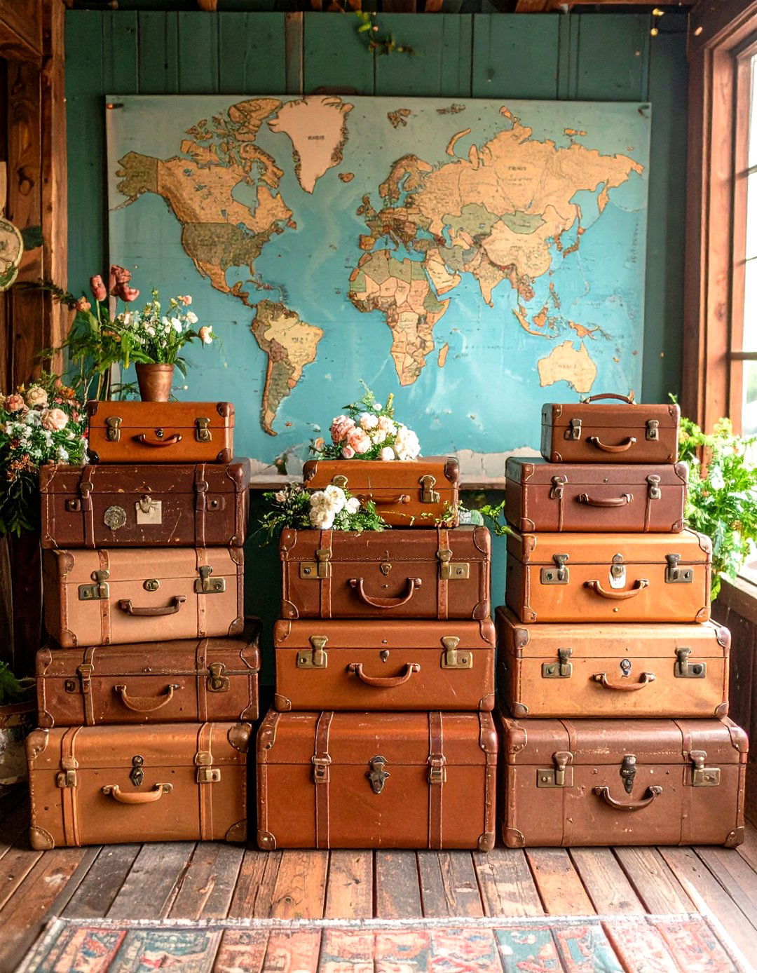 Vintage Travel Wedding Sign Journey - 20 Wedding Sign Ideas