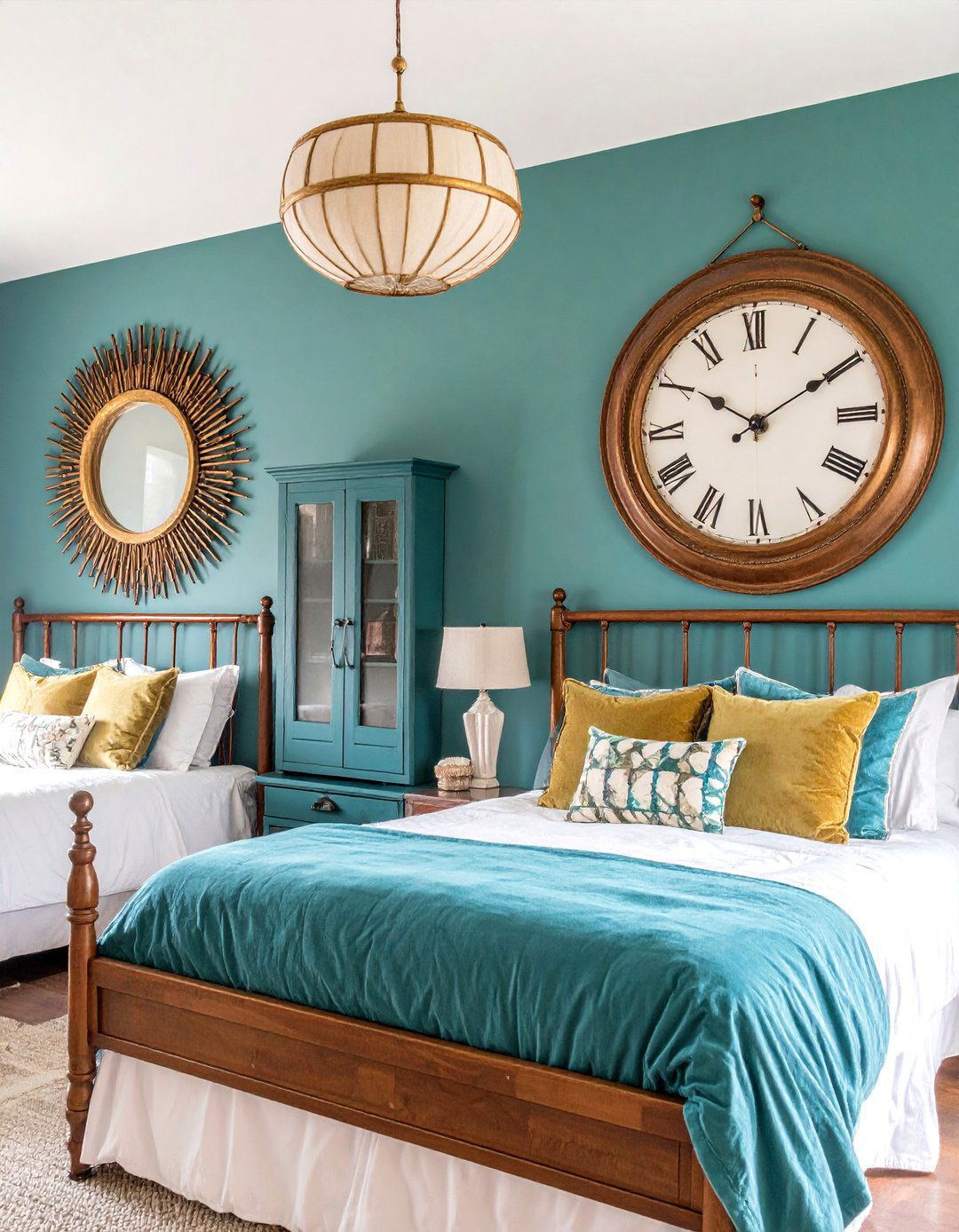 Vintage Wall Clocks and Timepieces - 20 Vintage Bedroom Ideas