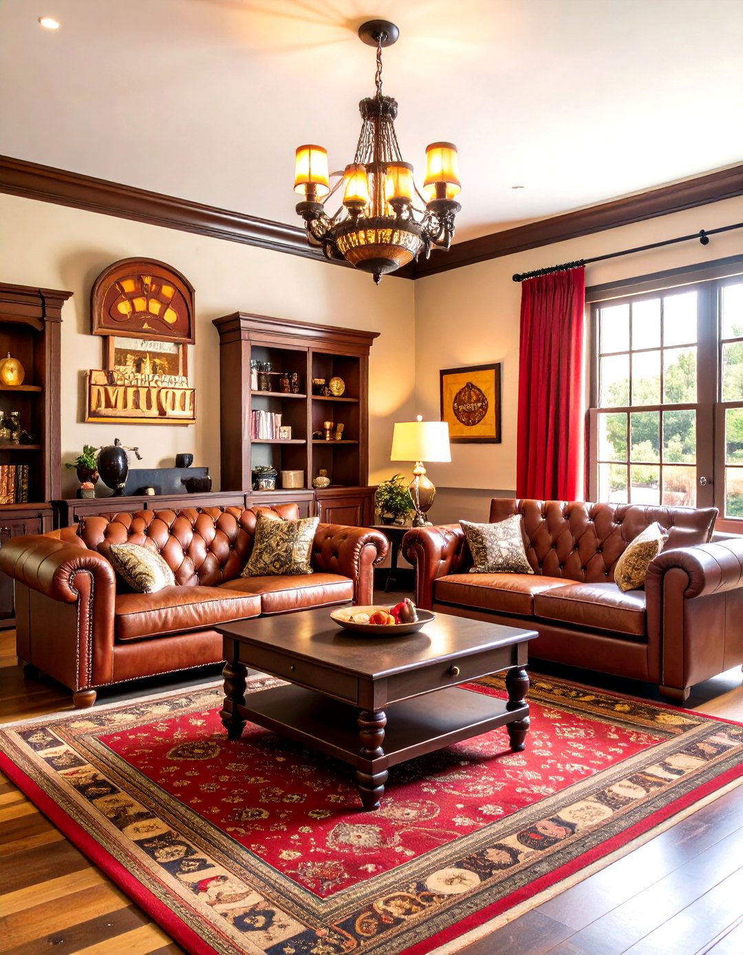 Vintage Western Movie Living Room - 20 Western Living Room Ideas