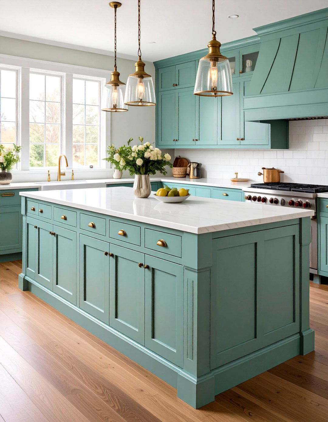 Vintage Workbench Reimagined as Farmhouse Kitchen Island - 20 Farmhouse Kitchen Island Ideas