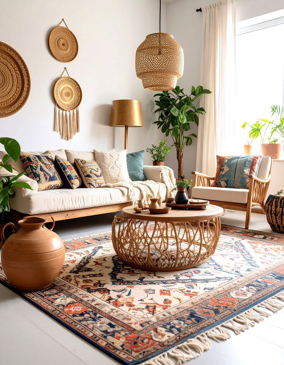 Vintage and Handmade Layers Add Soul to the Living Room - 20 Cozy Living Room Ideas