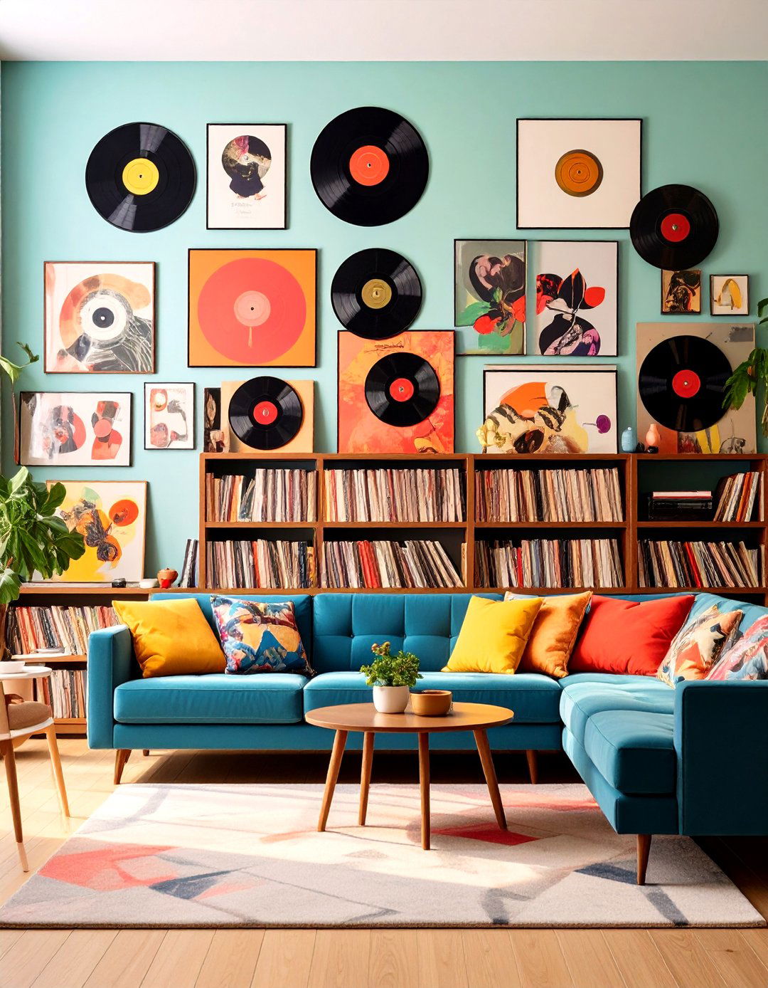 Vinyl Record and Album Art Displays - 20 Wall Decor Ideas