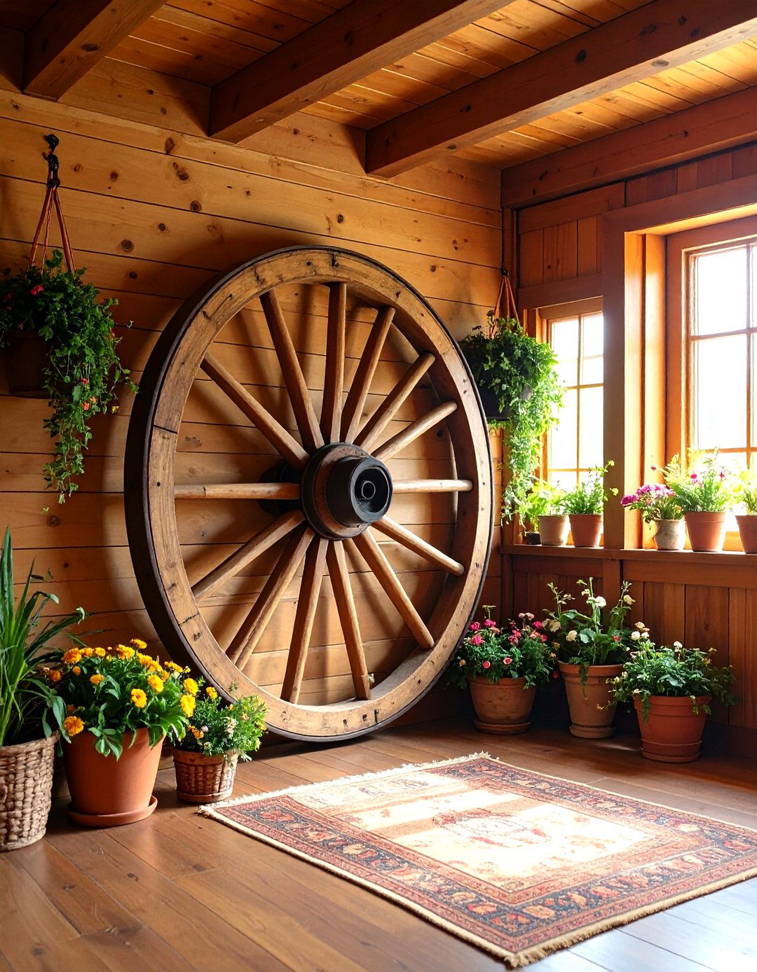 Wagon Wheel Cowboy Room Decor Elements - 20 Cowboy Room Decor Ideas
