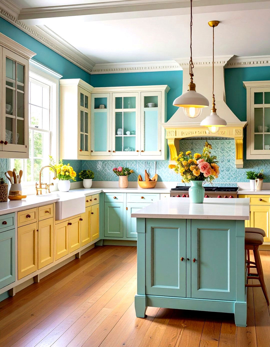 Wainscoting and Chair Rails - 20 Victorian Kitchen Ideas