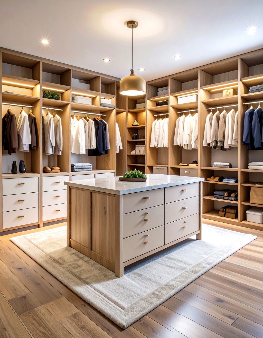 Walk in Closet Island Design Ideas - 20 Closet Ideas