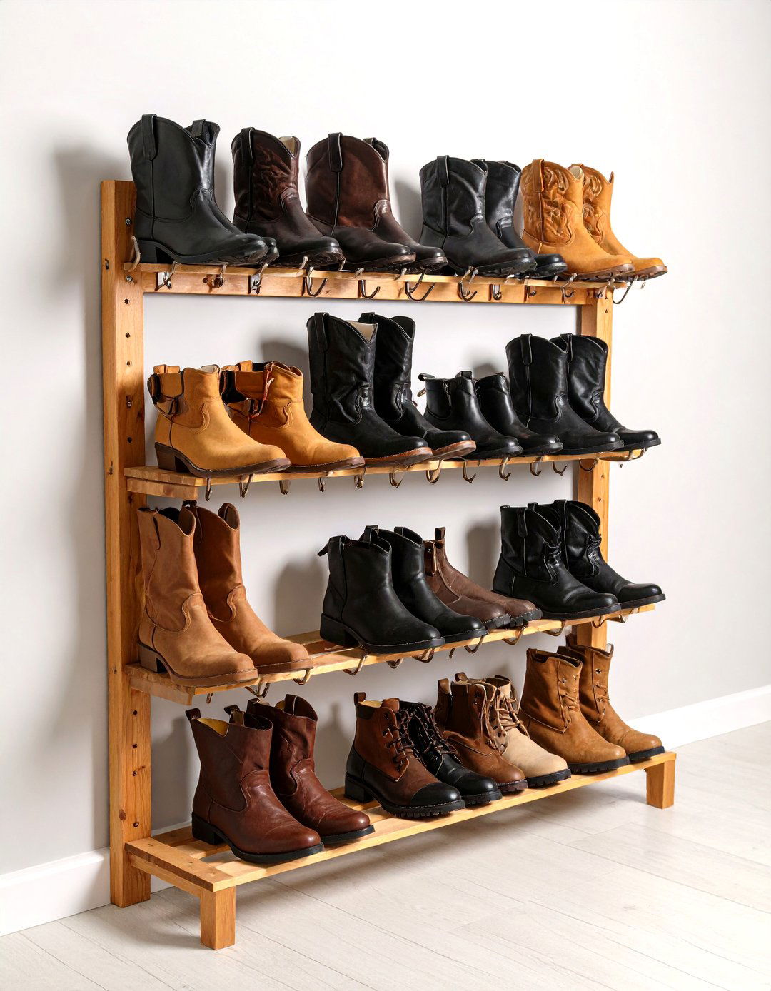 Wall Mounted Boot Storage Racks - 20 Boot Storage Ideas