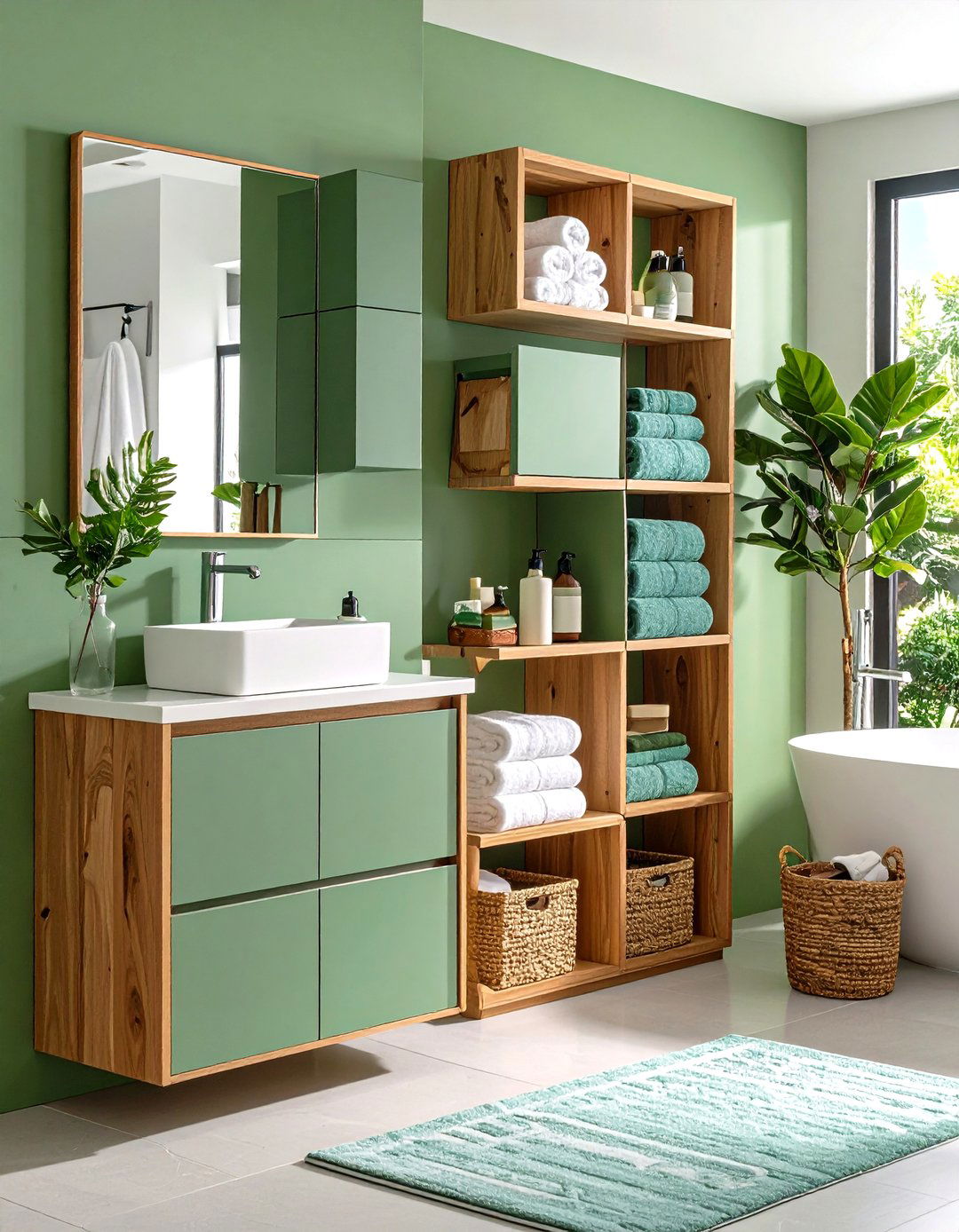 Wall Mounted Box Towel Storage Units - 20 Towel Storage Ideas