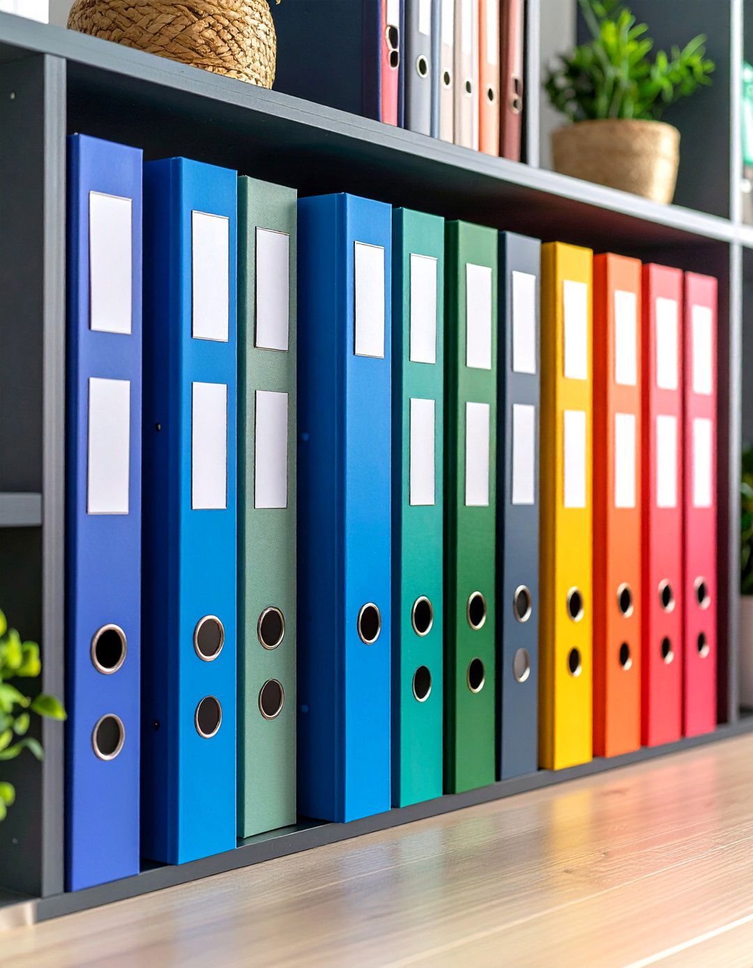 Wall Mounted File Organizers - 20 Small Craft Room Ideas