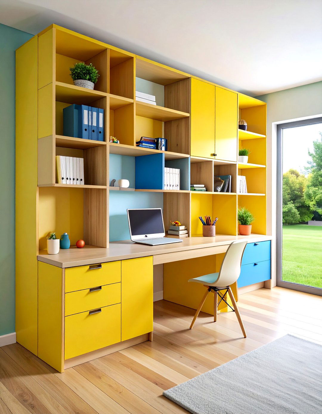 Wall Mounted Homeschool Room Desk Solutions - 20 Homeschool Room Ideas