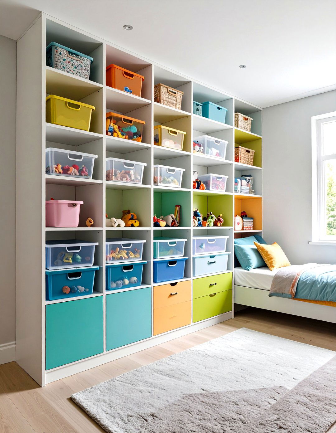 Wall Mounted Lego Storage Display - 20 Lego Storage Ideas