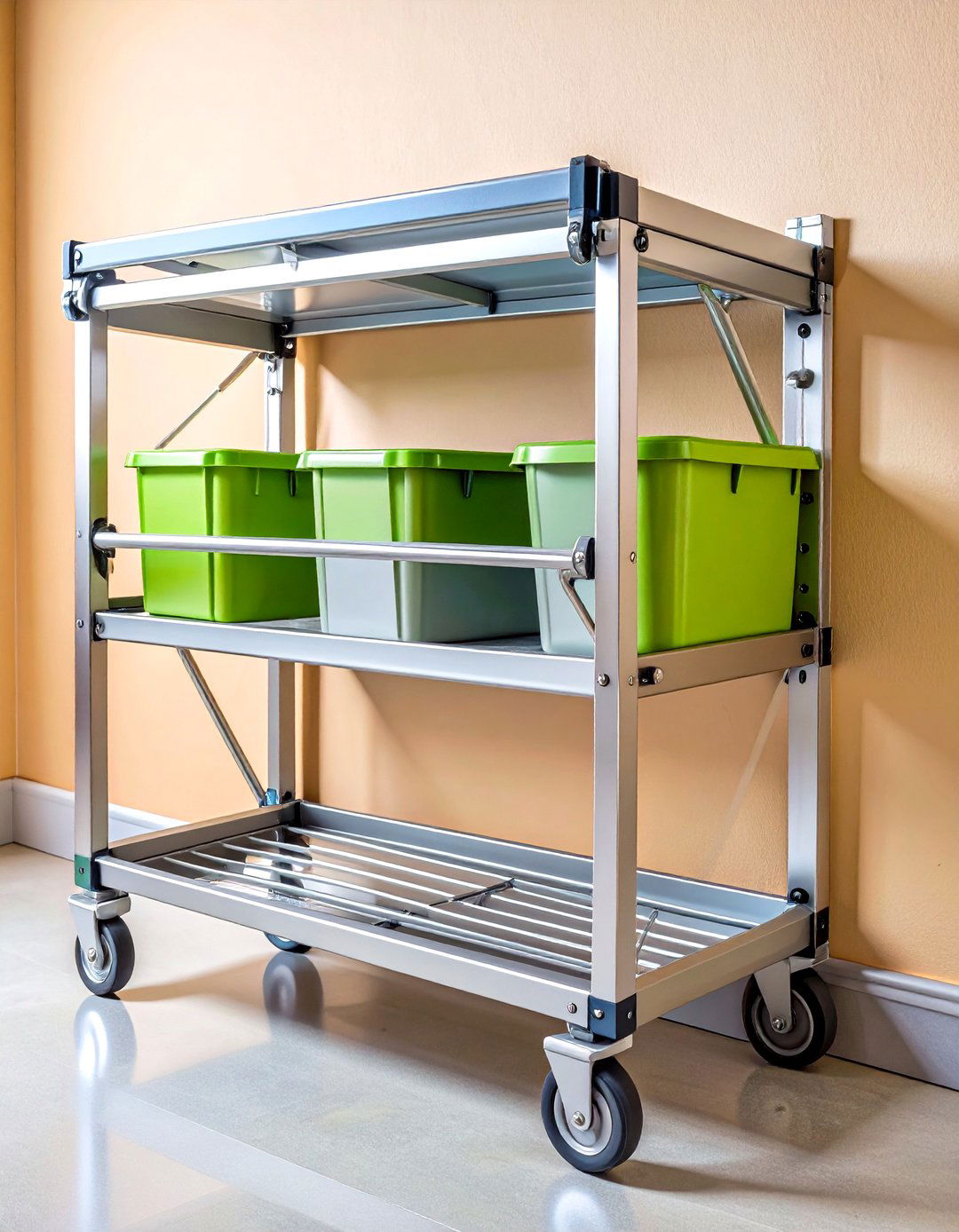 Wall Mounted Lift Frees Up Garage Floor - 20 Garbage Can Storage Ideas