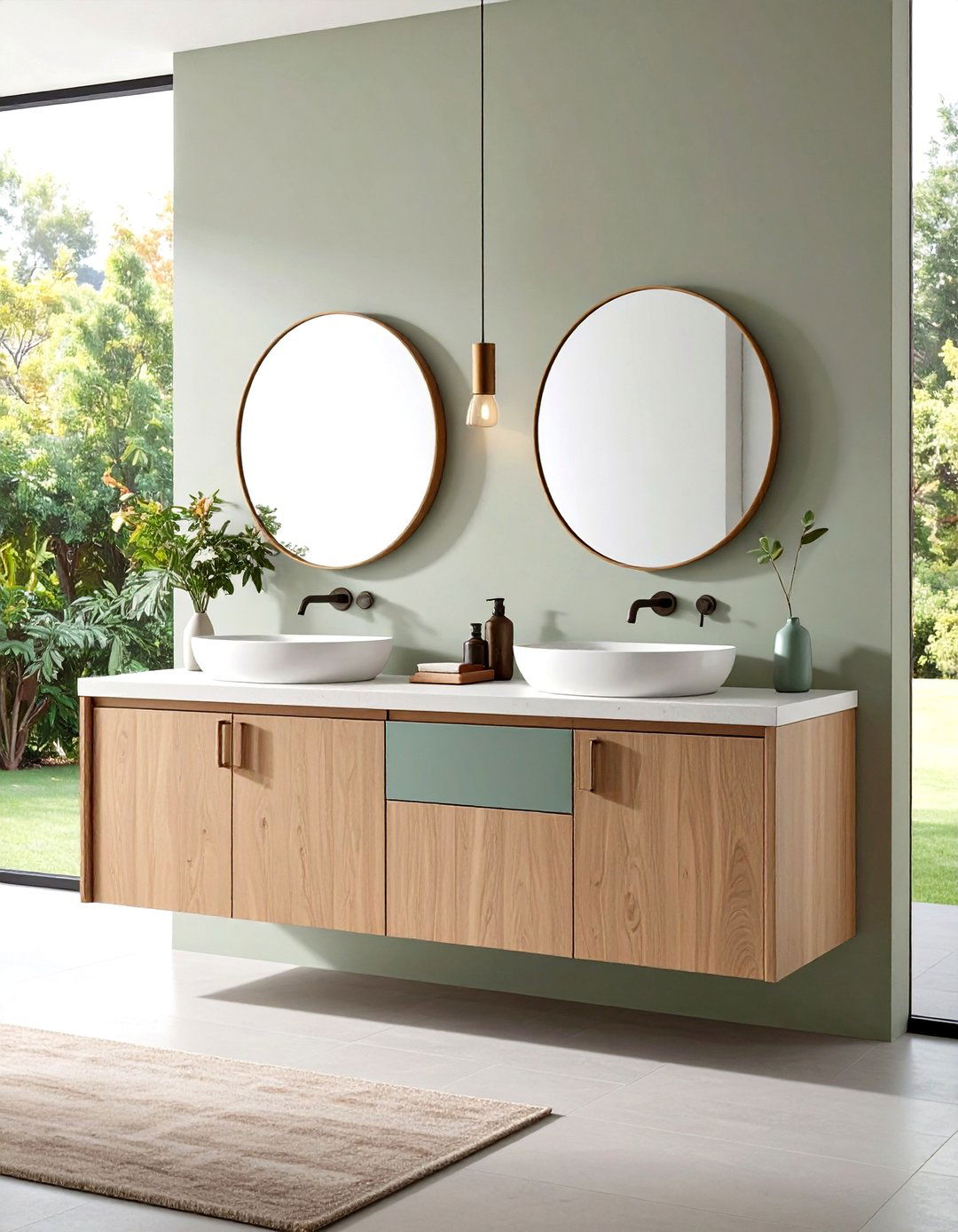 Wall Mounted Minimalist Vanity - 20 Small Bathroom Vanity Ideas