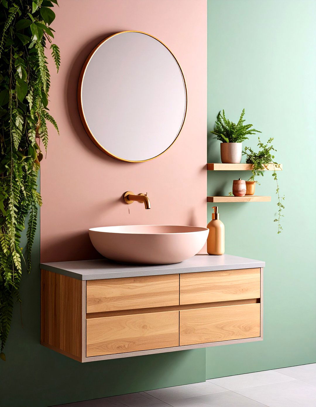 Wall Mounted Sinks - 20 Small Bathroom Sink Ideas