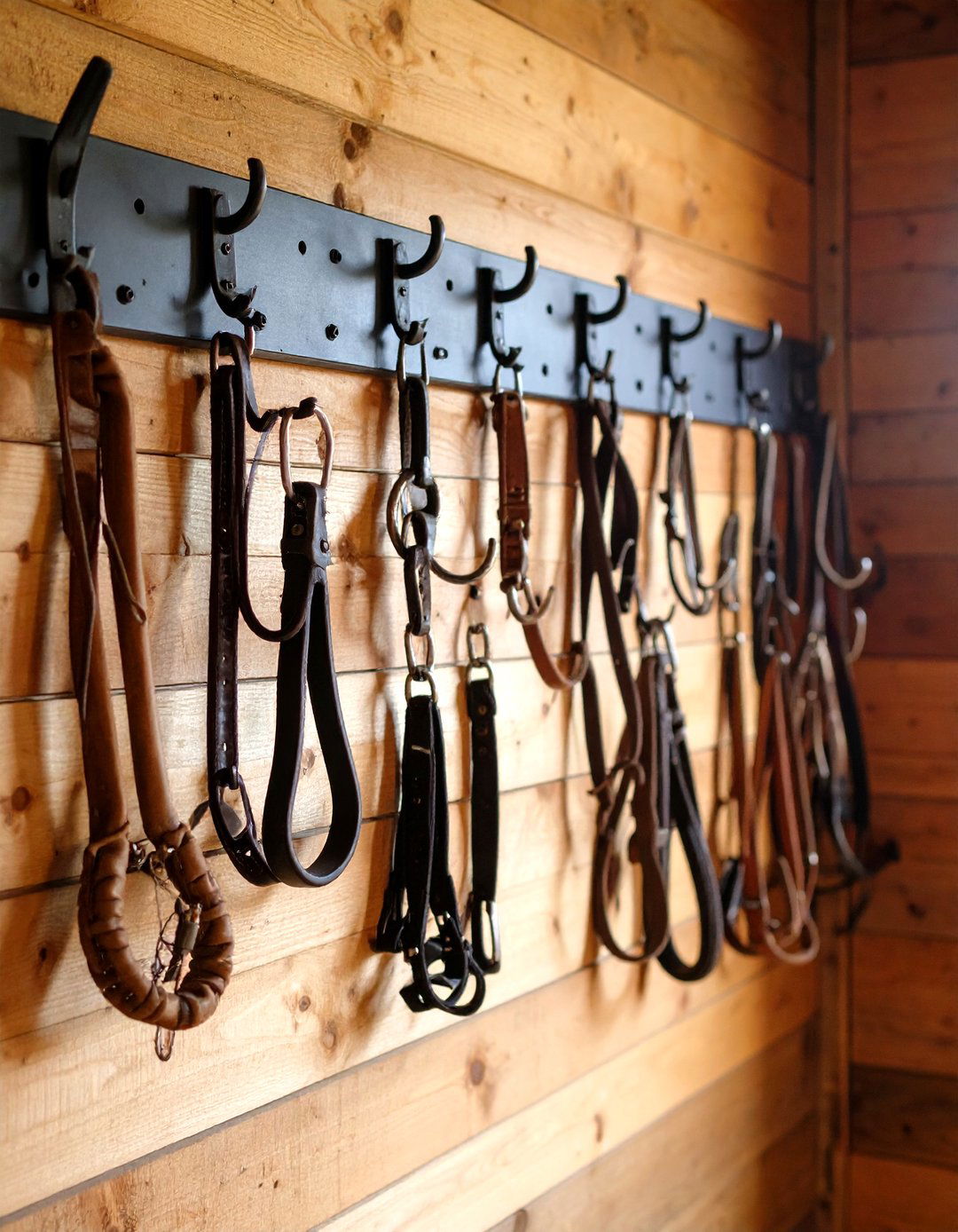 Wall Mounted Storage Hooks - 20 Tack Room Ideas