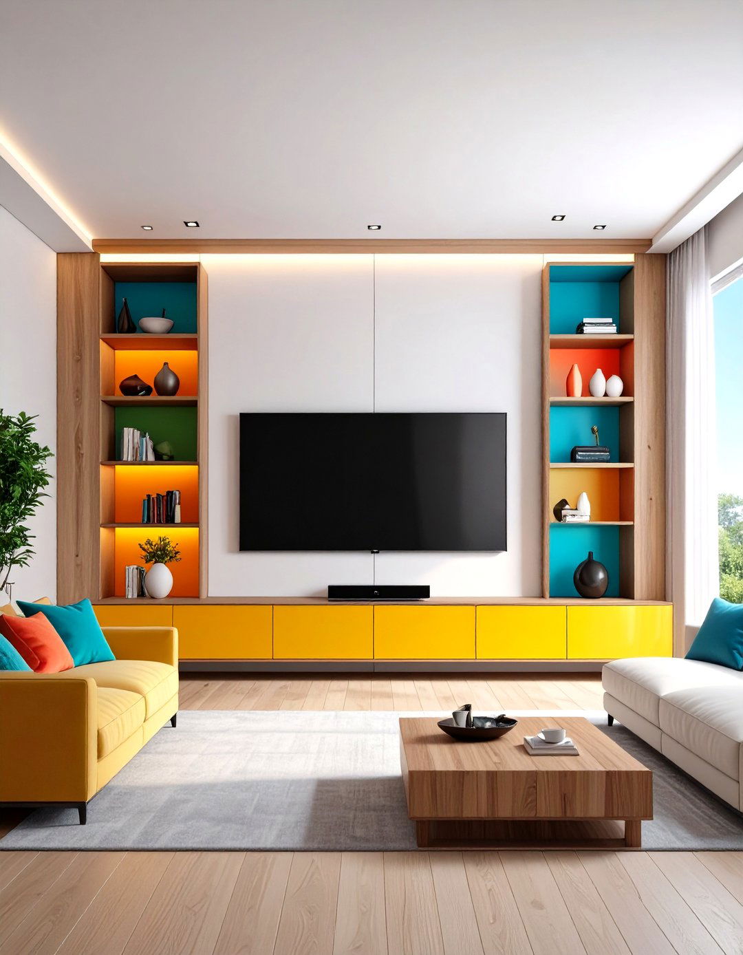 Wall Niche Recess - 20 Tv Room Ideas