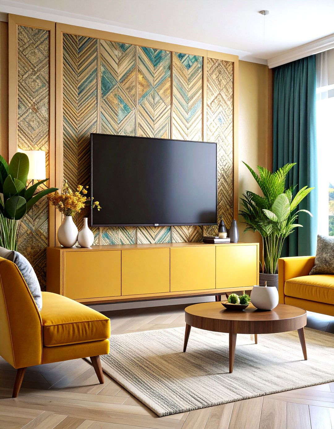 Wallpaper Accent Wall - 20 Tv Accent Wall Ideas