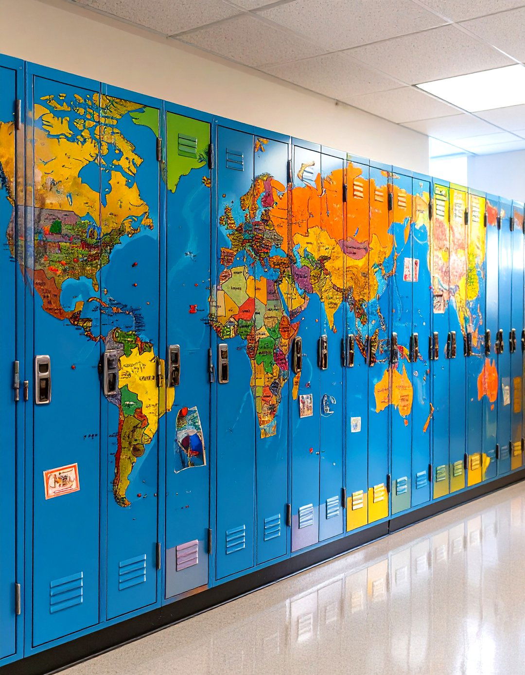 Wanderlust Locker Adventure - 20 Locker Decor Ideas