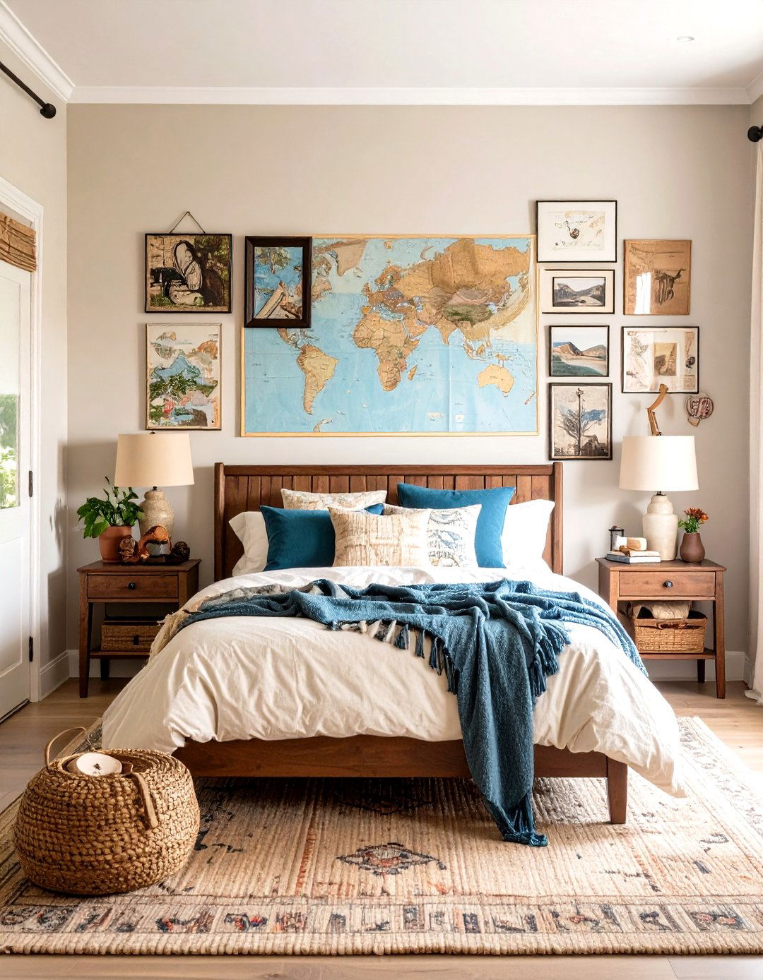 Wanderlust Memories Travel Gallery Wall - 20 Gallery Wall Ideas