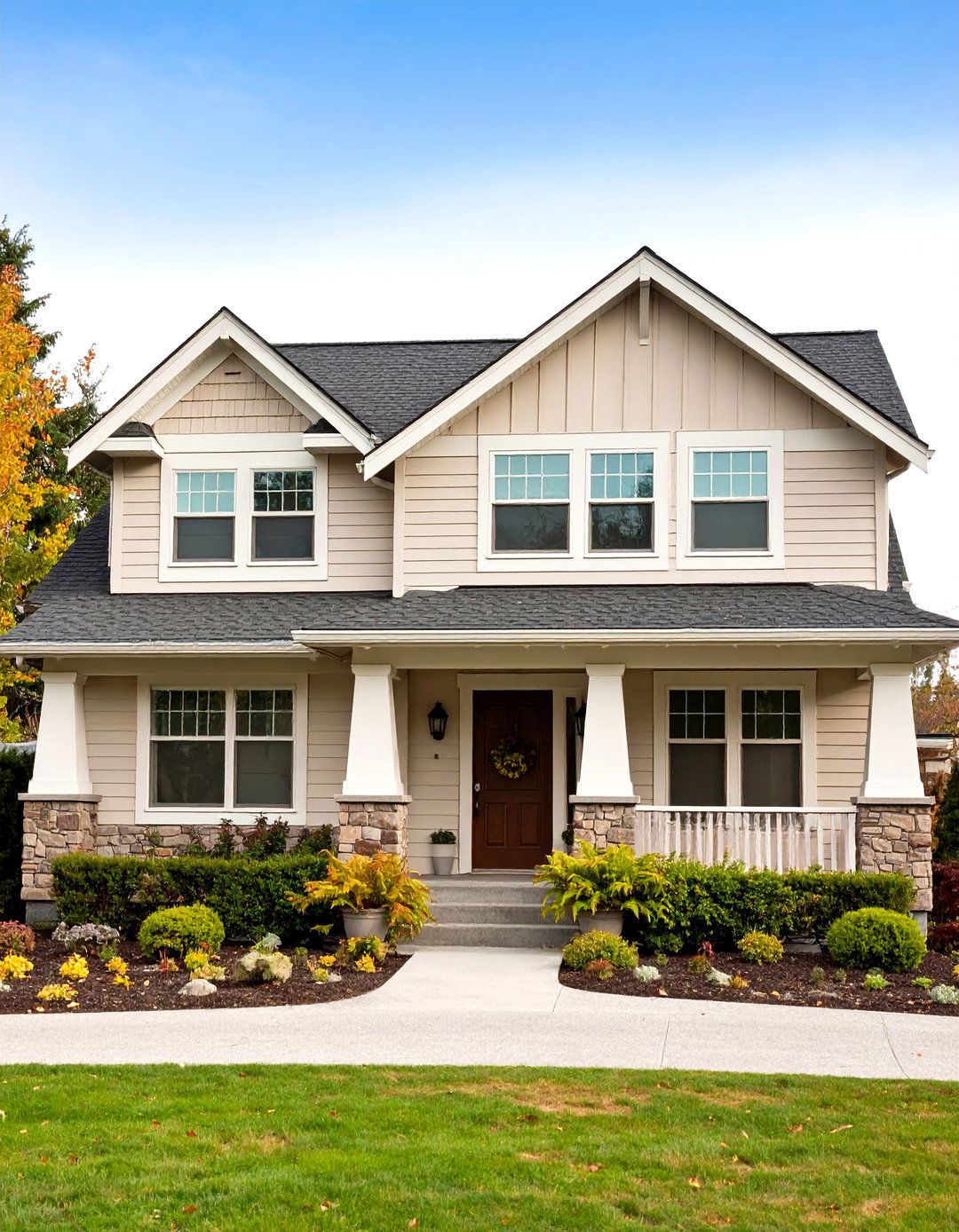 Warm Beige Exterior House Colors for Natural Harmony - 20 Exterior House Colors & Inspiration