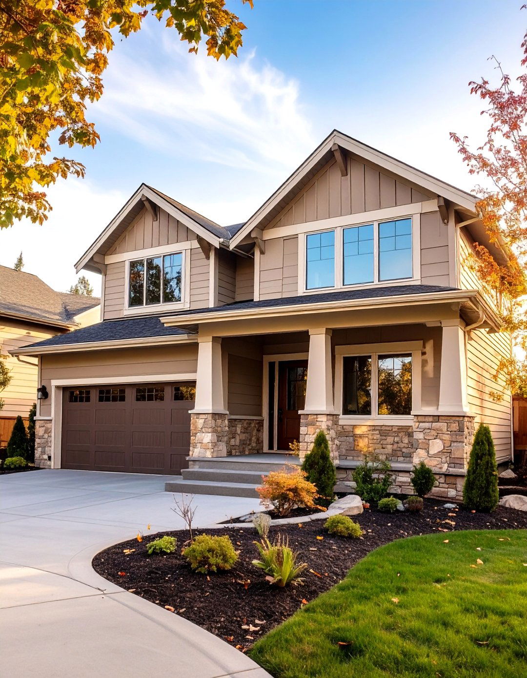Warm Beige House Siding Colors - 20 House Siding Colors