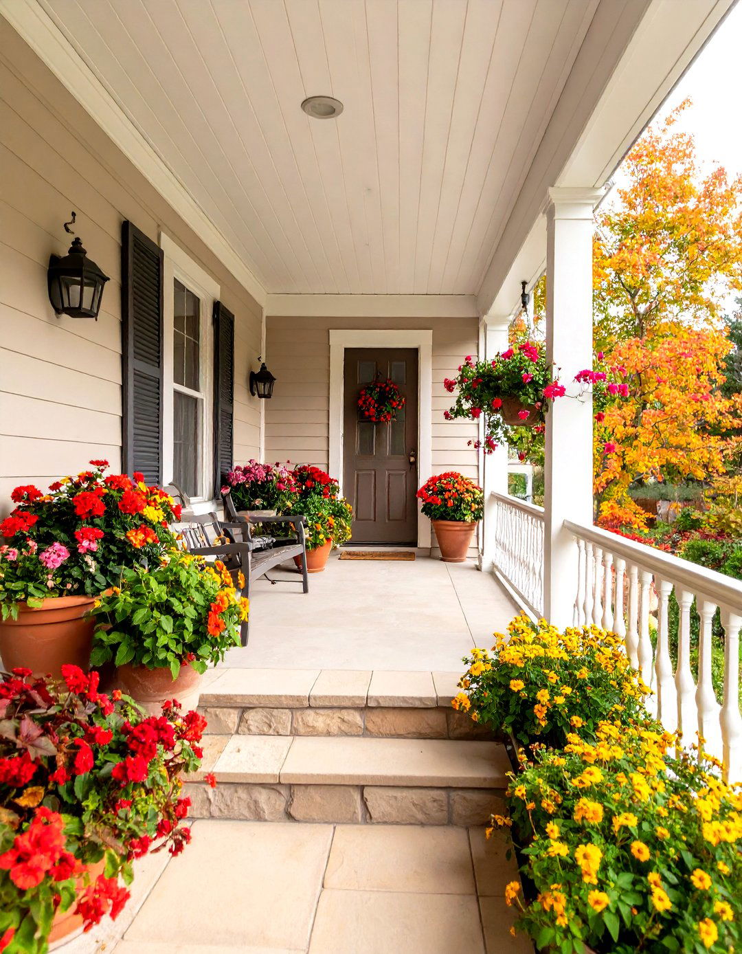Warm Beige Porch Paint Colors - 20 Porch Paint Colors