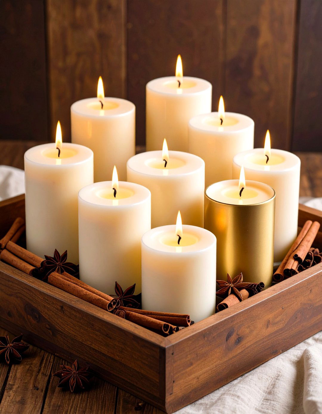 Warm Candlelight Fall Decor Ambiance - 20 Fall Decor Ideas