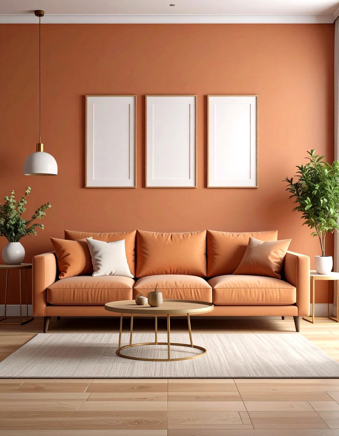 Warm Earth Tone Color Drenching for Fall Living Rooms - 20 Fall Living Room Ideas