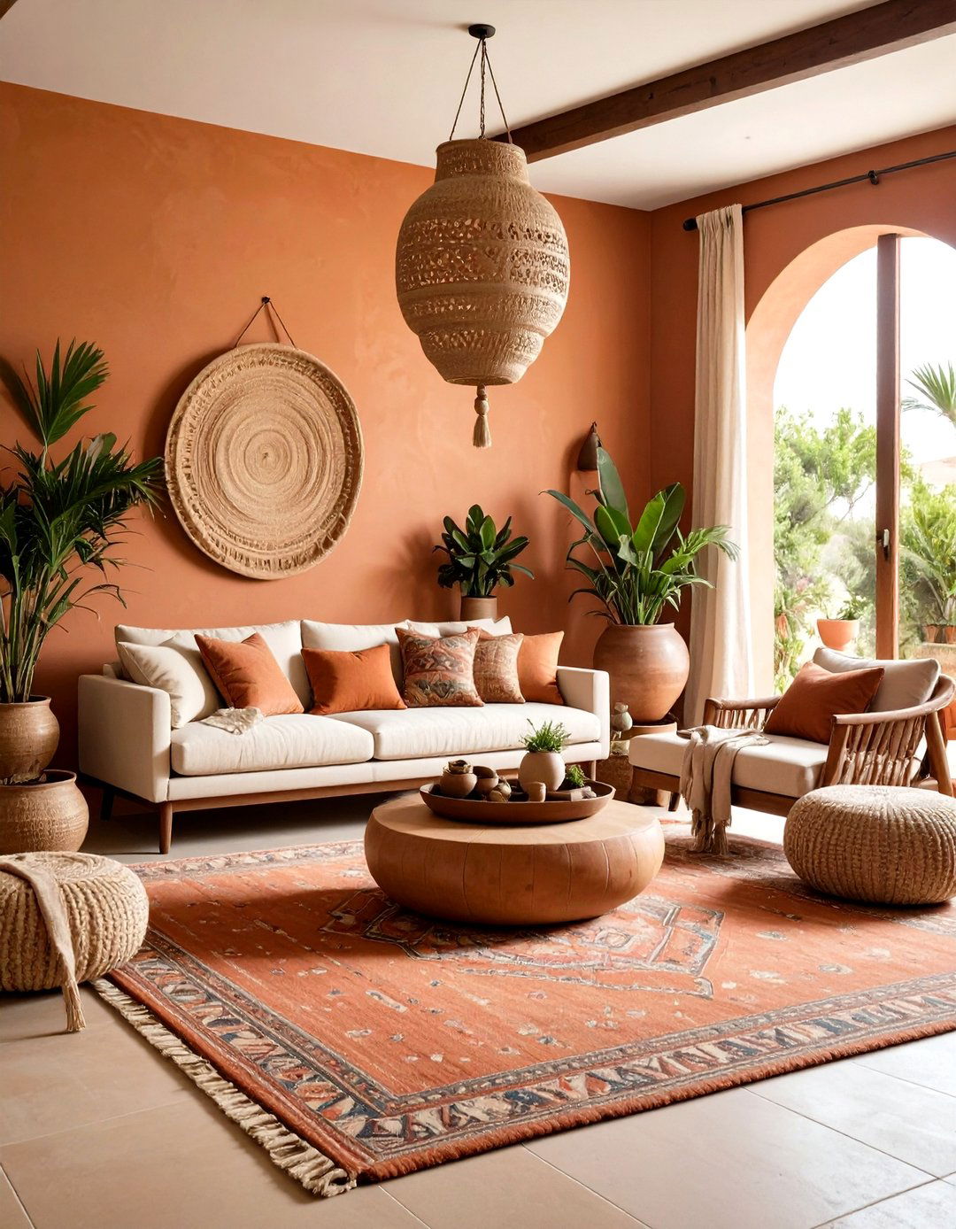 Warm Earthy Color Palette - 20 Spanish Style Living Room Ideas