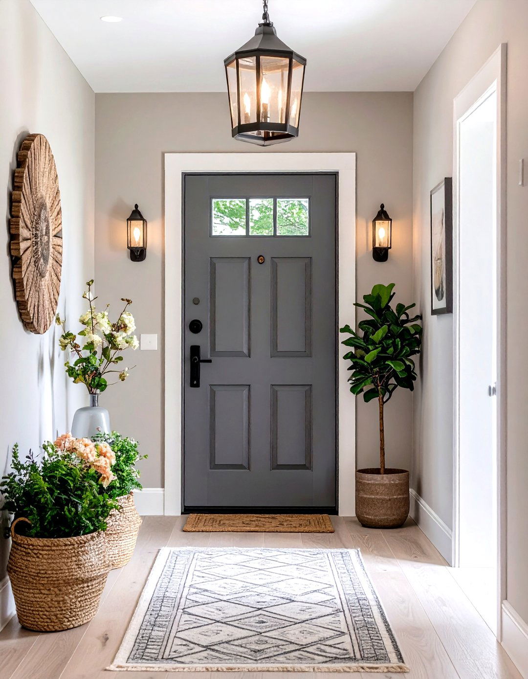 Warm Gray Interior Door Color - 20 Interior Door Color Ideas