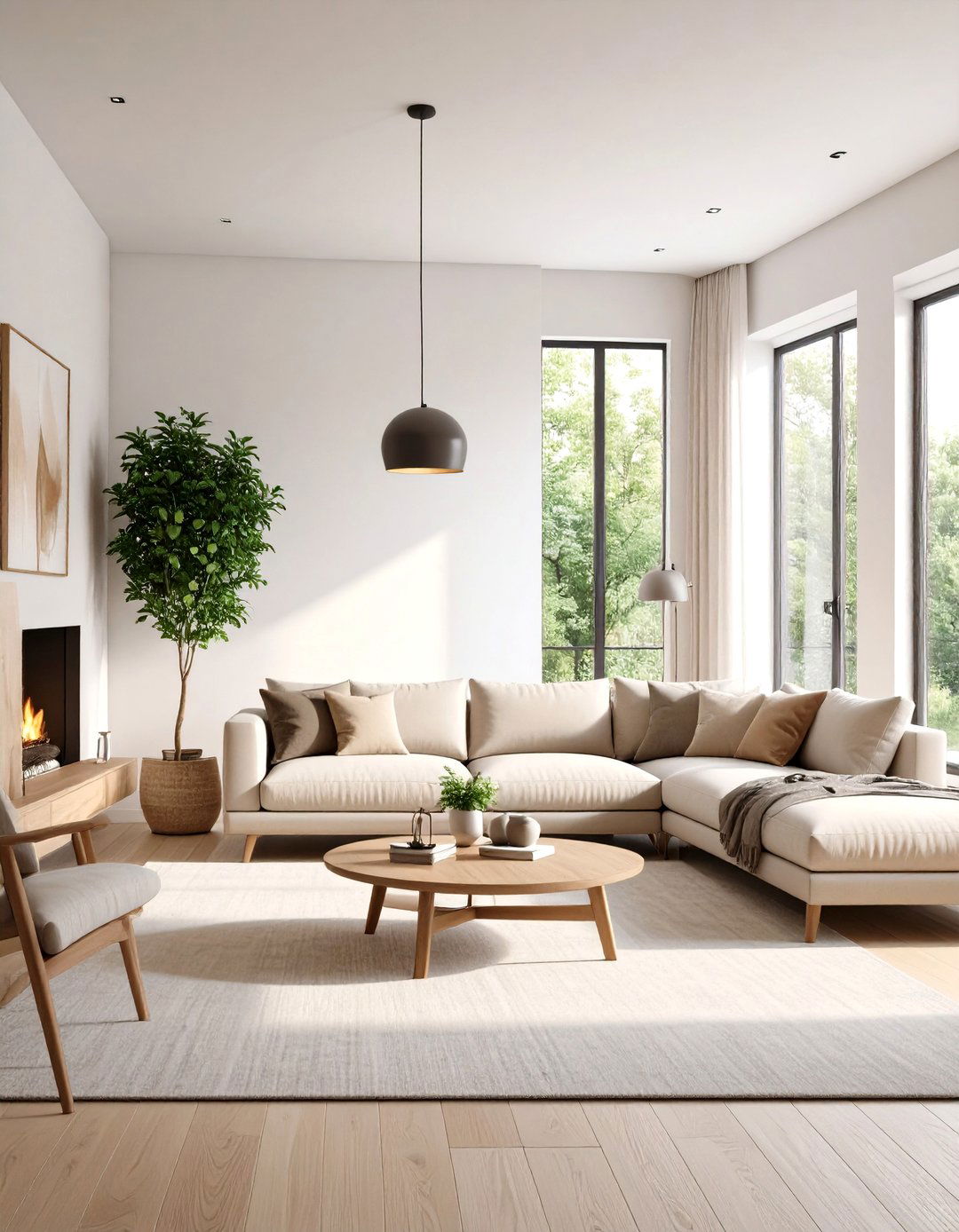 Warm Minimalist Living Room Design with Elevated Simplicity - 20 Living Room Design Ideas