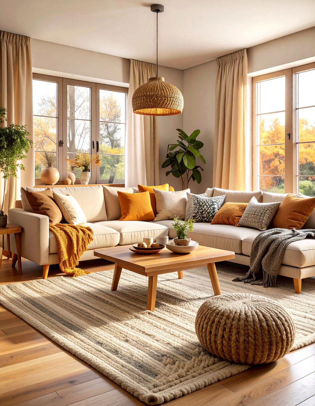 Warm Minimalist Room Design with Natural Materials - 20 Room Decorating Ideas