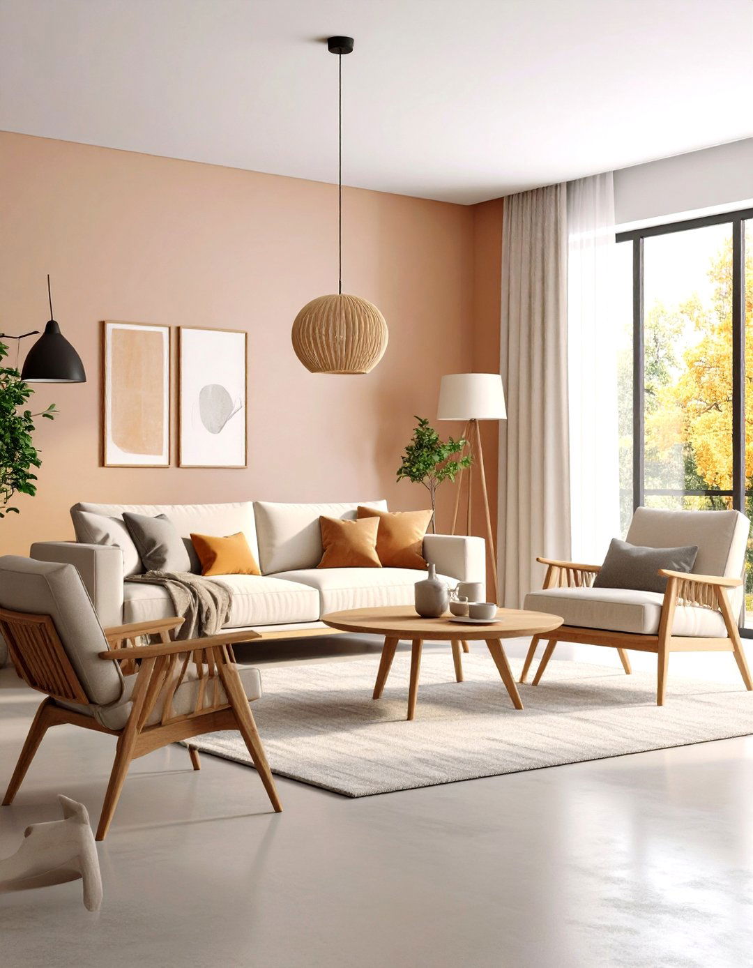Warm Minimalist Rustic Concrete Floor Living Room - 20 Rustic Concrete Floor Living Room Ideas