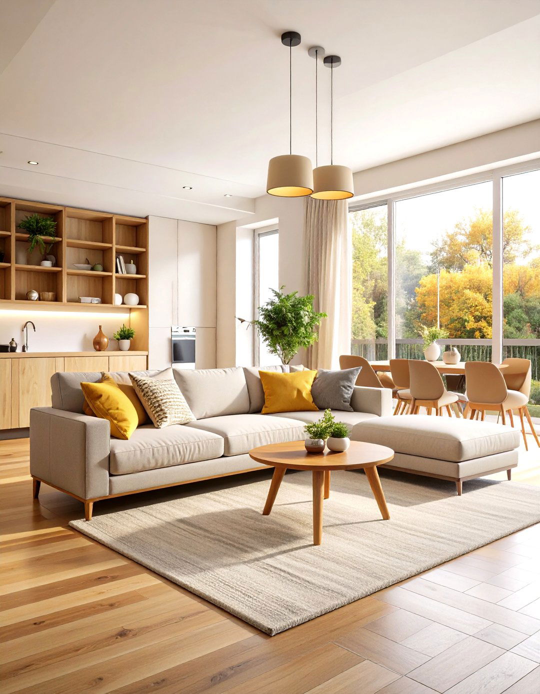 Warm Minimalist Townhouse Design - 20 Townhouse Interior Design Ideas
