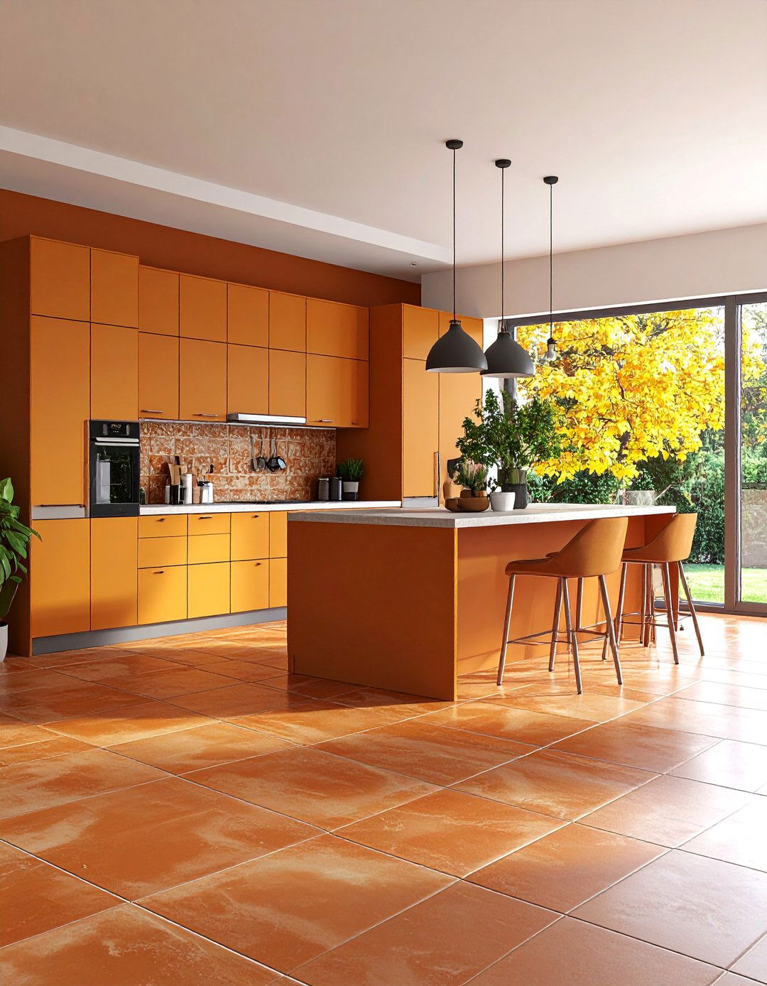 Warm Neutral Palettes with Terracotta - 20 Terracotta Kitchen Floor Ideas