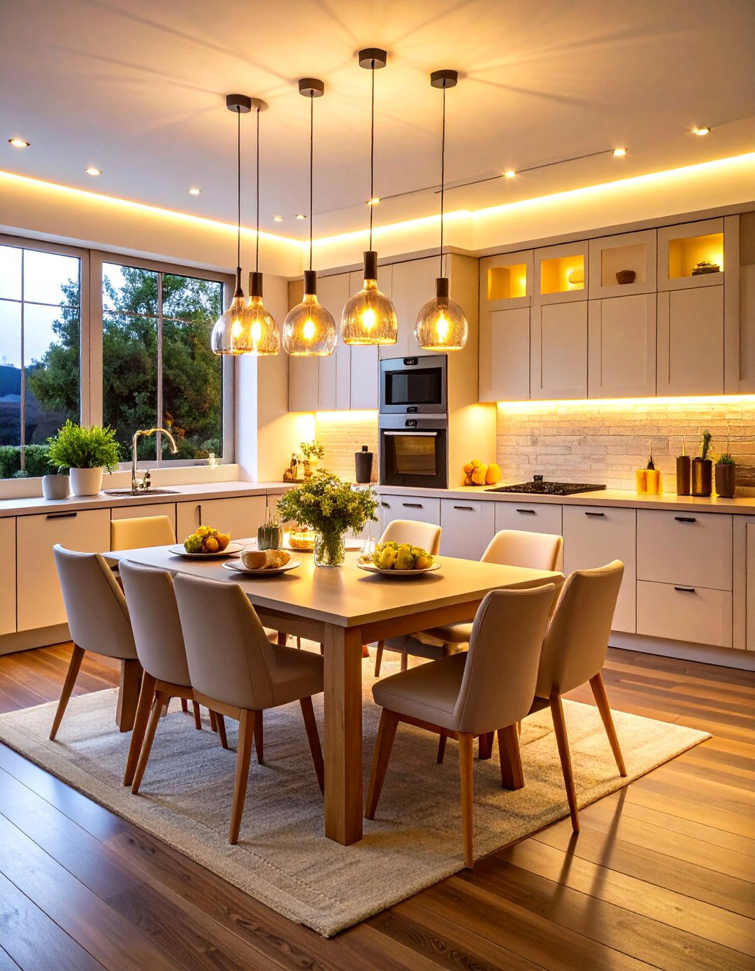 Warm White Cabinet Lighting for Cozy Ambiance - 20 Cabinet Lighting Ideas